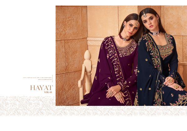 Kesari Trendz Presents Hayat Vol-1 Dress Material Wholesale Rate In Surat