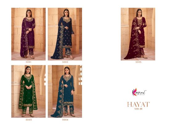 Kesari Trendz Presents Hayat Vol-1 Dress Material Wholesale Rate In Surat