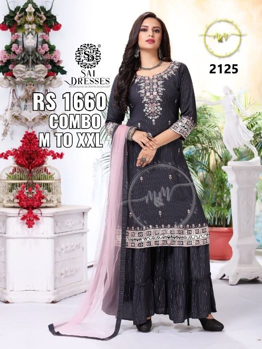 Sai Dresses Prensets Combo Dress Wholesale Rate In Surat