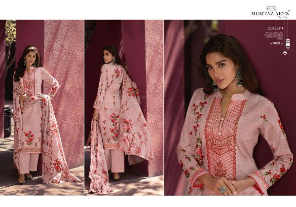 Mumtaz Arts Presnets Parineeta Lawn Cotton Designer Fancy Suits Wholesale Rate In Surat