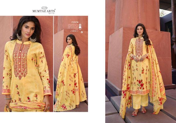 Mumtaz Arts Presnets Parineeta Lawn Cotton Designer Fancy Suits Wholesale Rate In Surat