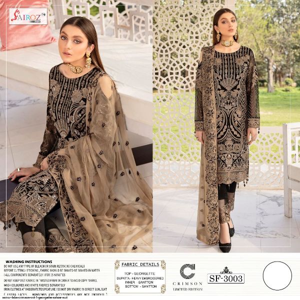 Sai Roze Fabs Presnets Crimson Salwar Suits Wholesale Rate In Surat