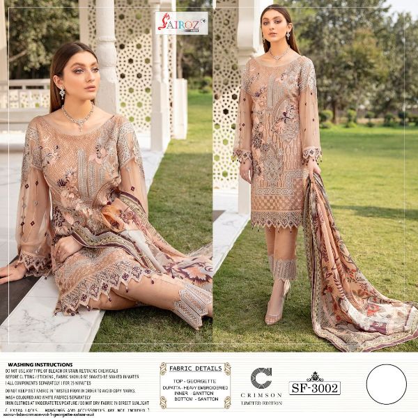 Sai Roze Fabs Presnets Crimson Salwar Suits Wholesale Rate In Surat