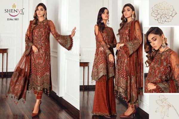 Shenyl Hits  Presents Shenyl Hits  Vol 7 Pakistani Designer Salwar Kameez Collection Wholesale Rate In Surat