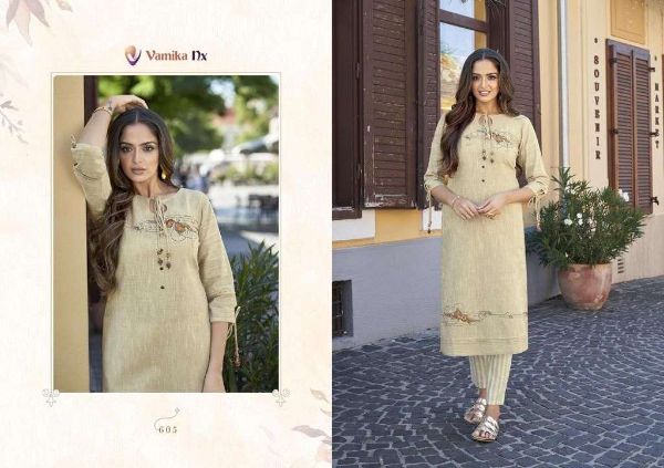 Vamika Nx Presents Apsara Vol 2 Cotton Kurti With Pant Lowest Cost Wholesale Rate In Surat