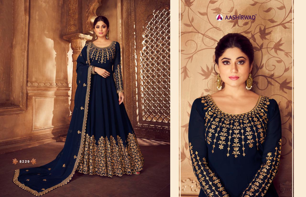Anarkali Georgette Salwar Suits By Gulkand A Brand Of Aashirwad At Wholesale Rate In Surat