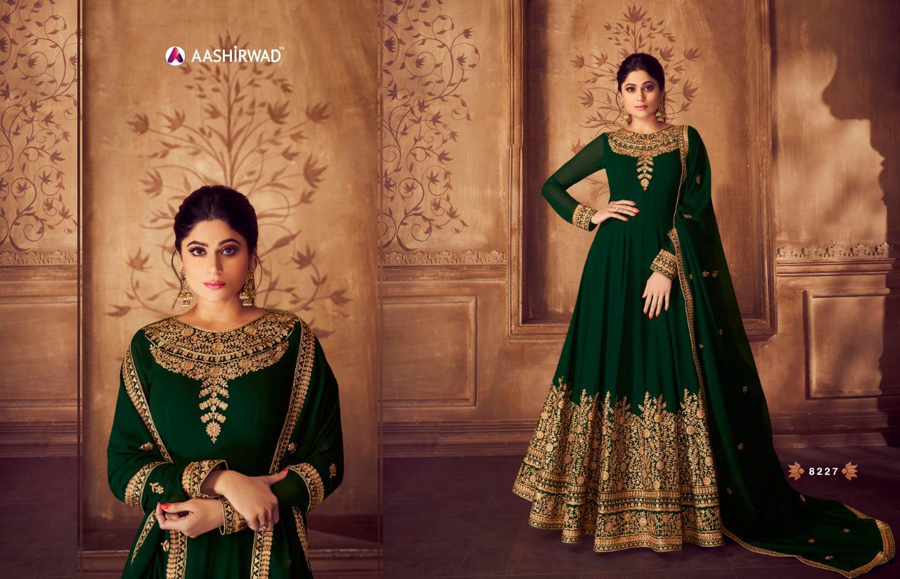 Anarkali Georgette Salwar Suits By Gulkand A Brand Of Aashirwad At Wholesale Rate In Surat