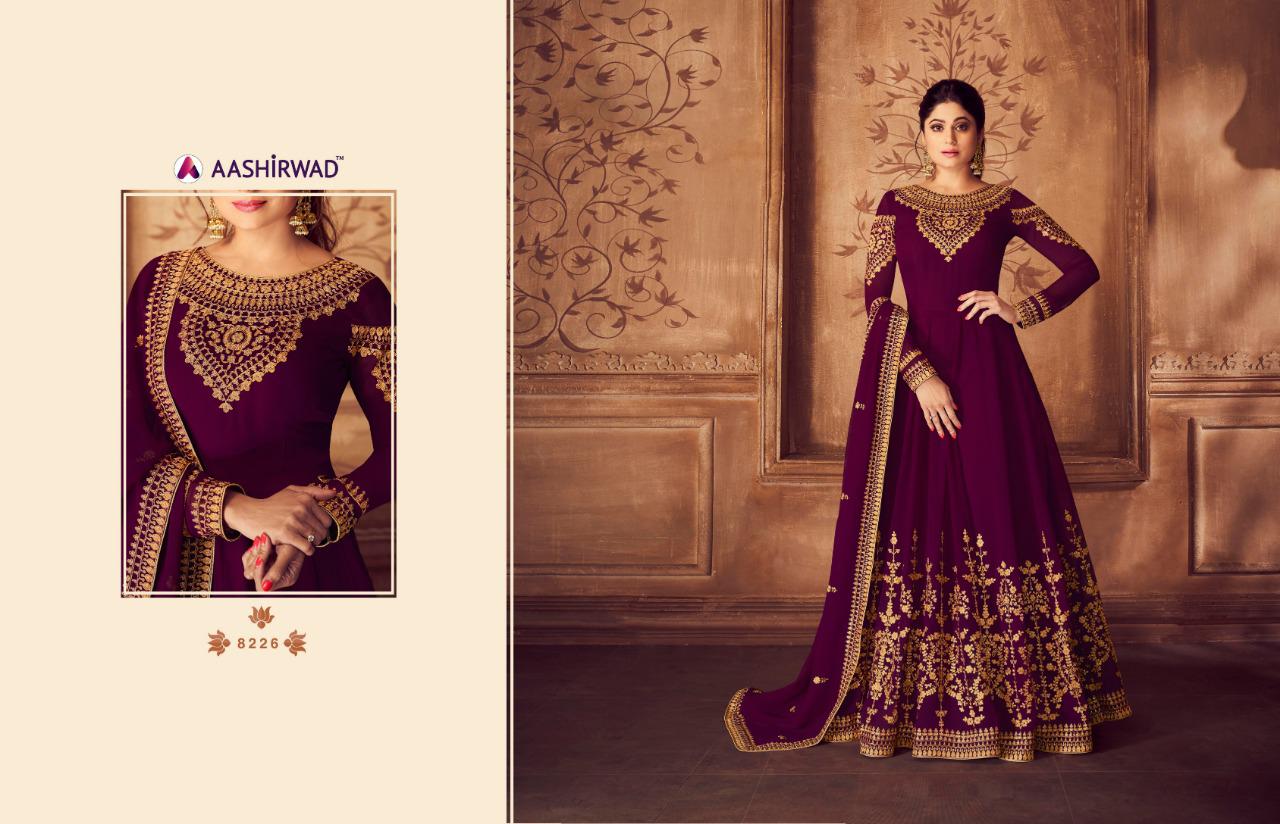 Anarkali Georgette Salwar Suits By Gulkand A Brand Of Aashirwad At Wholesale Rate In Surat