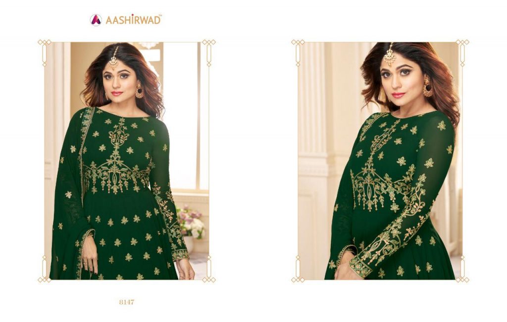 Aashirwad Creation Presents Aziza Salwar Suits Wholesale Rate In Surat
