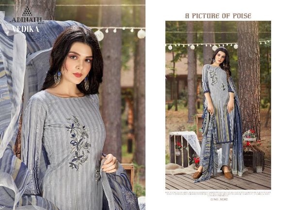 Adinath Prints Presents Vedika Pashmina Print With Heavy Embroidery Work Salwar Kameez Wholesale Rate In Surat