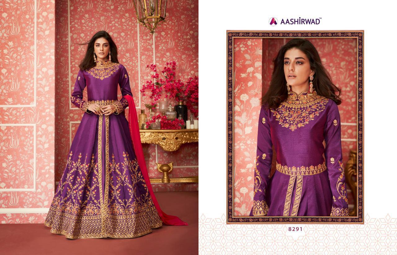 Aashirwad Creation Presents  Lihaaz 8291-8296 Series Exclusive Bridal Dresses Wholesale Rate In Surat