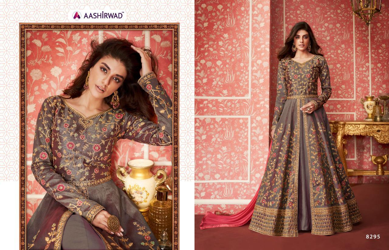 Aashirwad Creation Presents  Lihaaz 8291-8296 Series Exclusive Bridal Dresses Wholesale Rate In Surat
