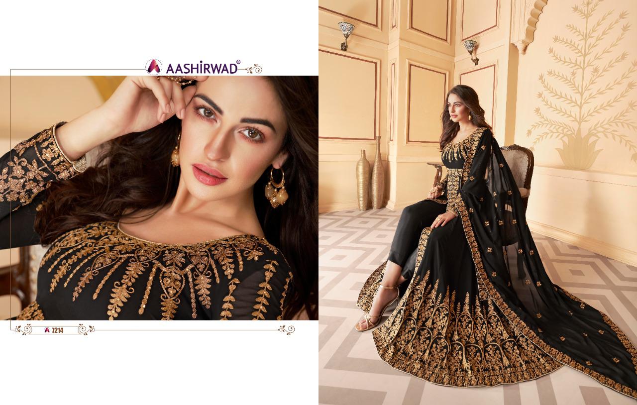 Paakhi Real Georgette Salwar Suits By Gulkand A Brand Of Aashirwad At Wholesale Rate In Surat