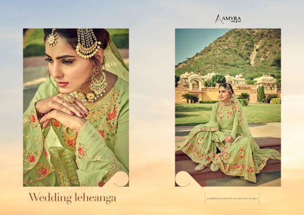 Amyra Designer Presents  Gajban Heavy Georgette With Embroidery Work Pakistani Suits Wholesale Rate In Surat