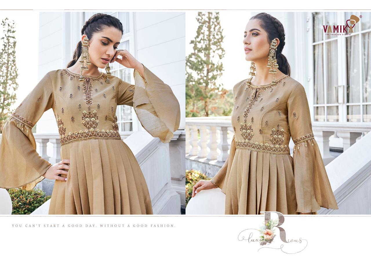 Vamika Presents Chhinon Designer Kurtis Plazzo Set