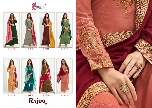Kesari Trendz Presents Rajoo Vol 1 Salwar Kameez Wholesale Rate In Surat
