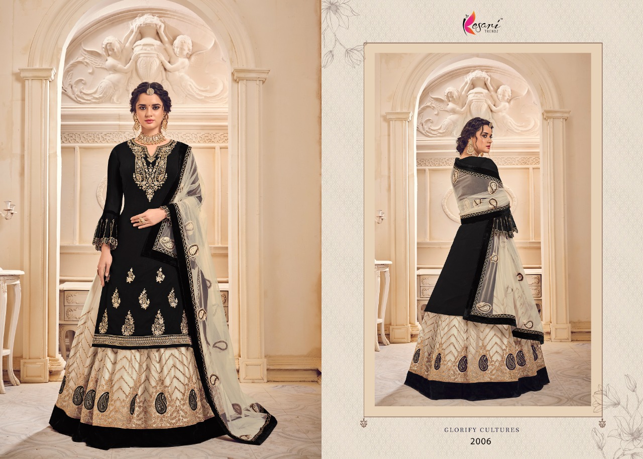 Kesari Trendz Presents Khawaish Georgette 2 In 1 Bottom Style Salwar Kameez