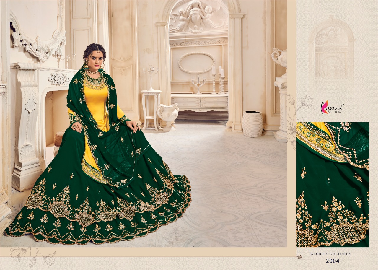 Kesari Trendz Presents Khawaish Georgette 2 In 1 Bottom Style Salwar Kameez