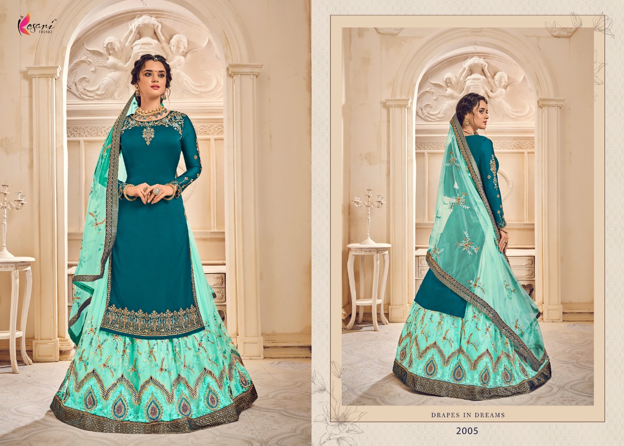 Kesari Trendz Presents Khawaish Georgette 2 In 1 Bottom Style Salwar Kameez