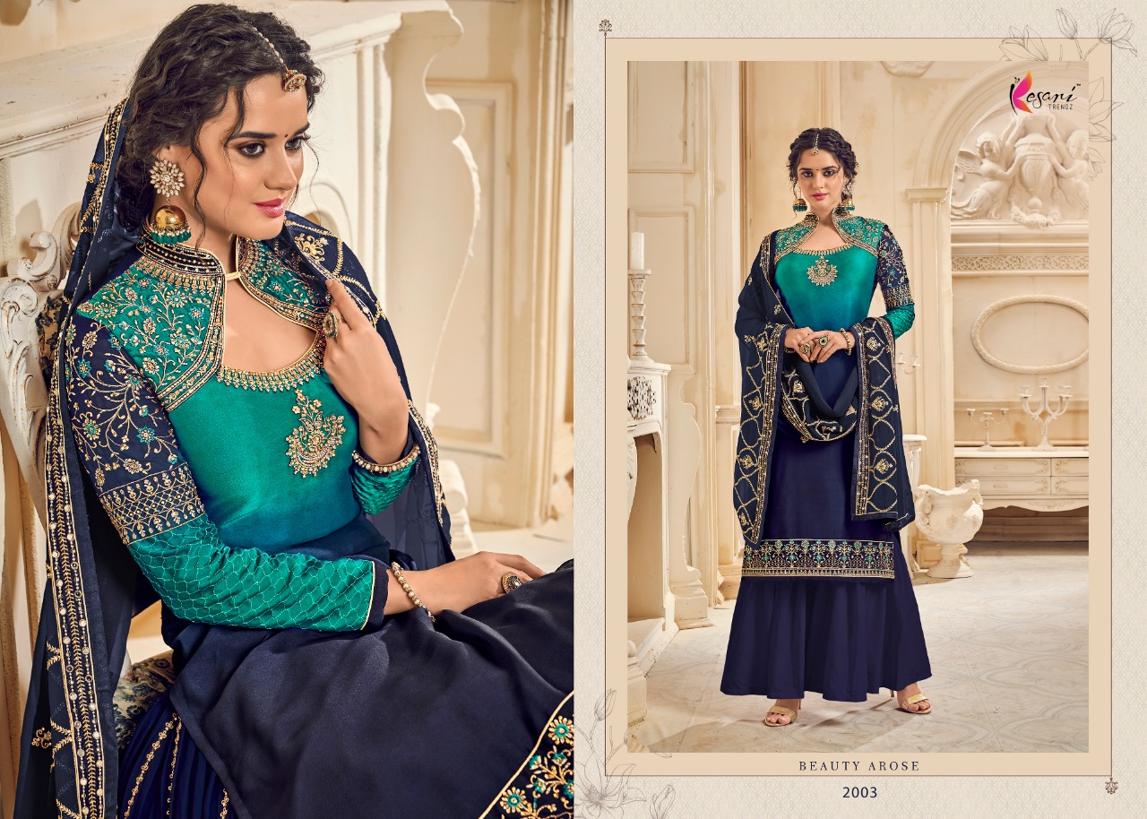 Kesari Trendz Presents Khawaish Georgette 2 In 1 Bottom Style Salwar Kameez