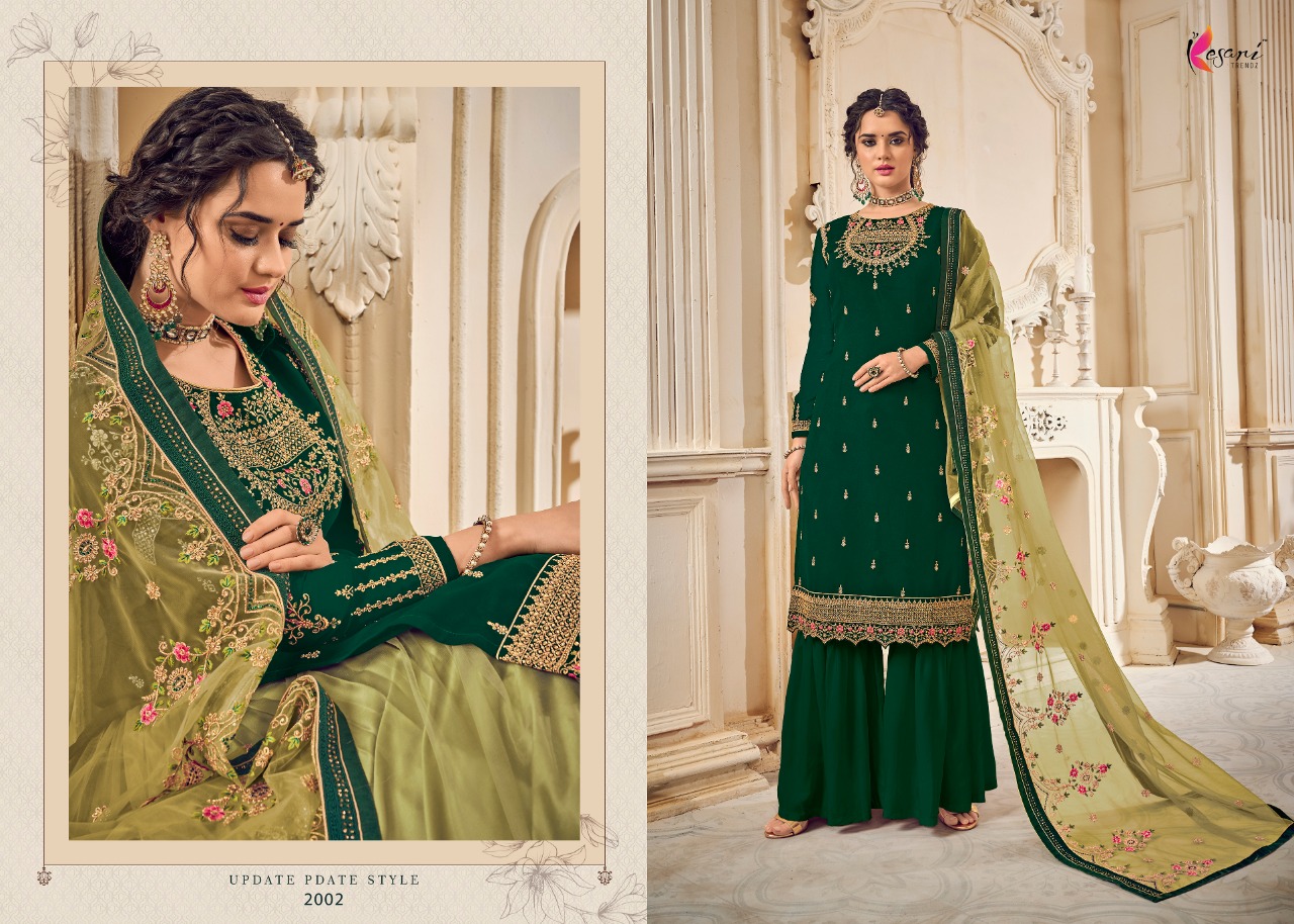 Kesari Trendz Presents Khawaish Georgette 2 In 1 Bottom Style Salwar Kameez