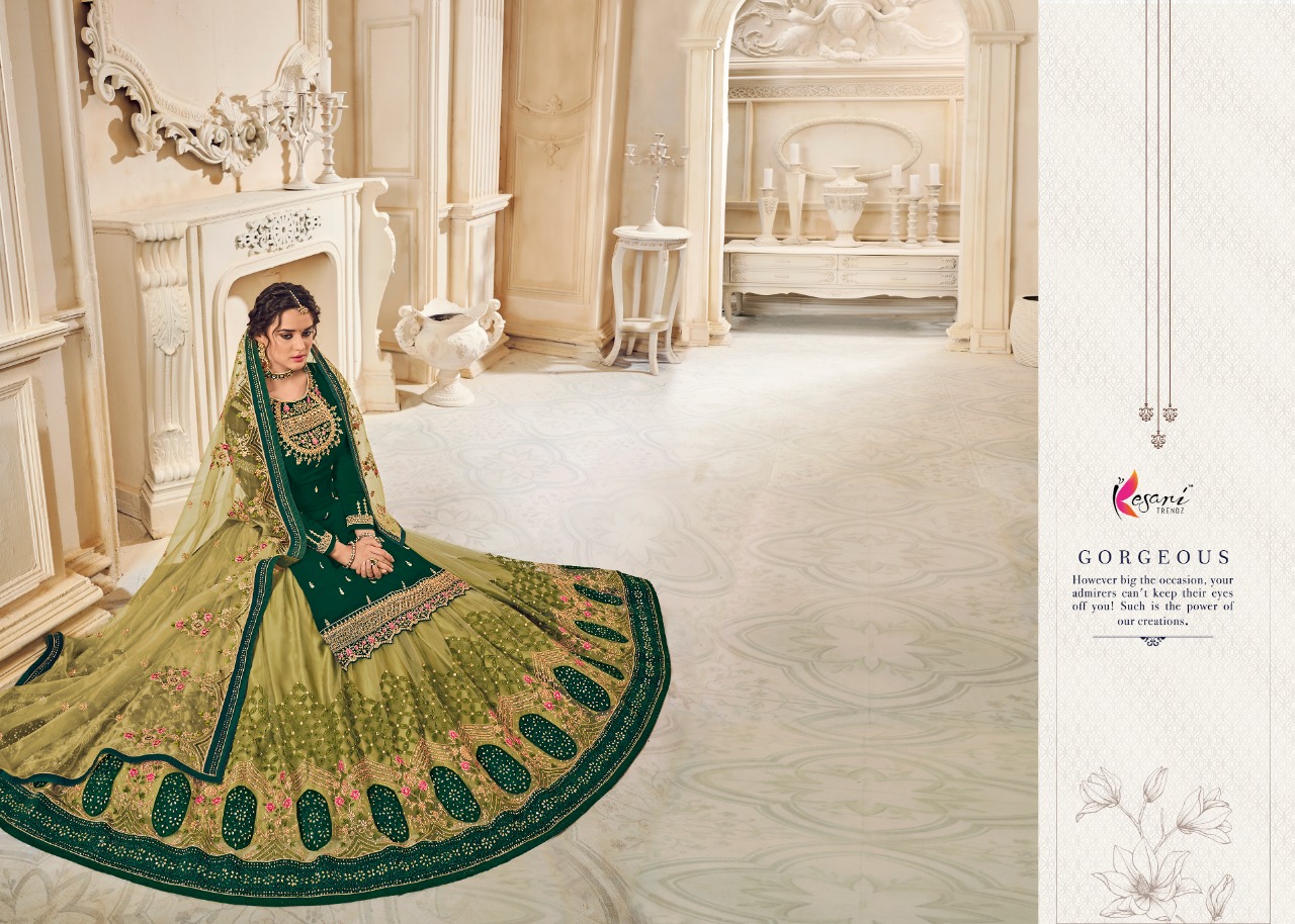 Kesari Trendz Presents Khawaish Georgette 2 In 1 Bottom Style Salwar Kameez