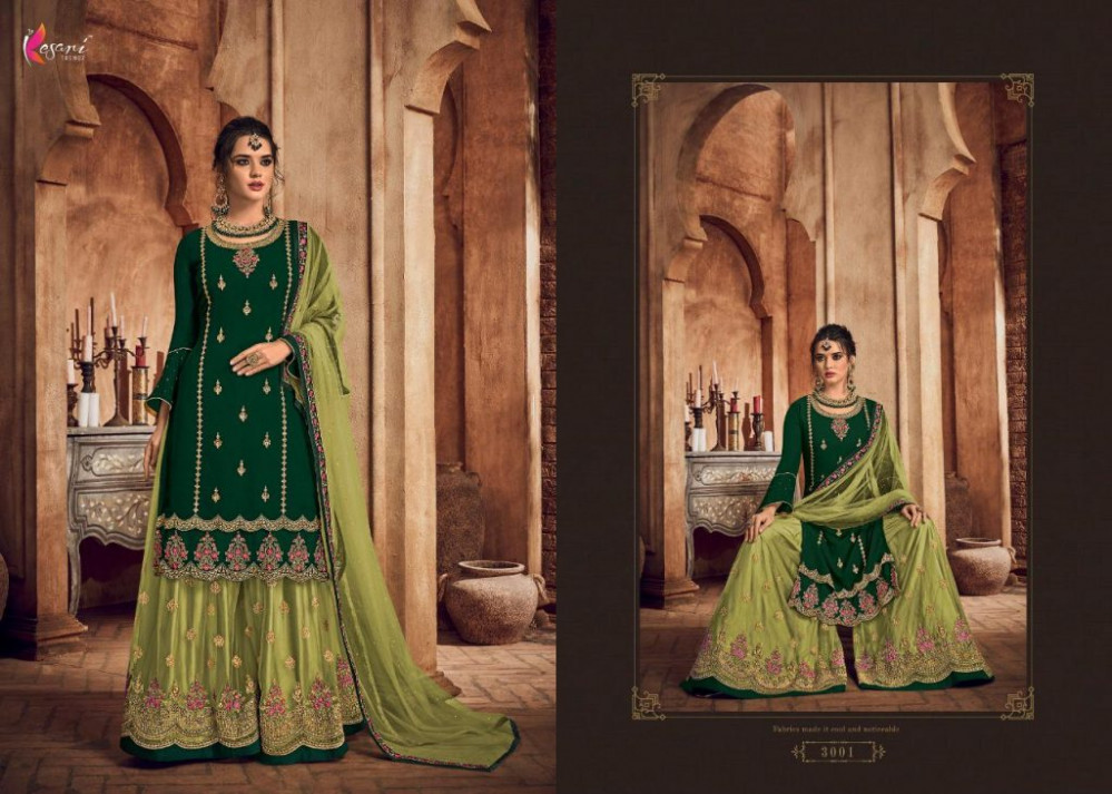 Kesari Trendz Presents Taj Designer Real Georgette With Embroidery Work Salwar Kameez At Wholesale Rate In Surat