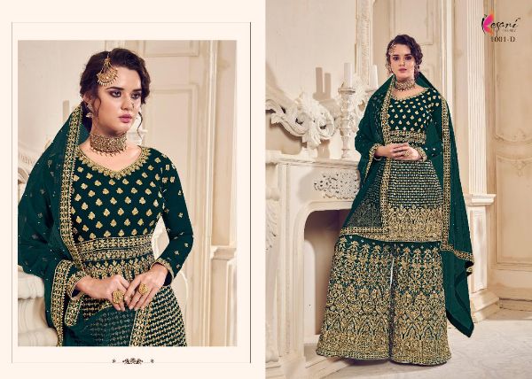 Kesari Trendz Presenets Malang Georgette Fabric With Heavy Embroidery Work Salwar Suit  Wholesale Rate In Surat