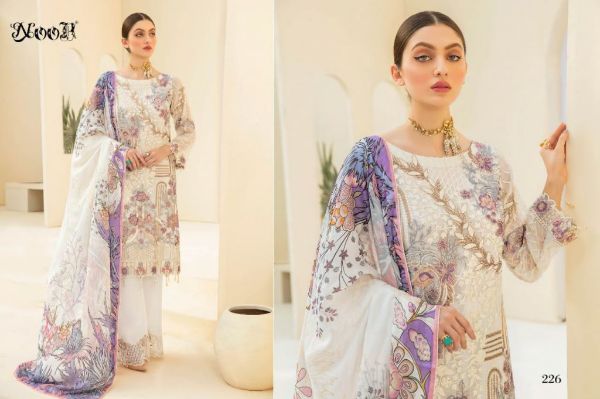 Noor Presents  Chevron Vol 4 Embroidery Pakistani Salwar Kameez Catalog Pakistani Suits Wholesale Rate In Surat