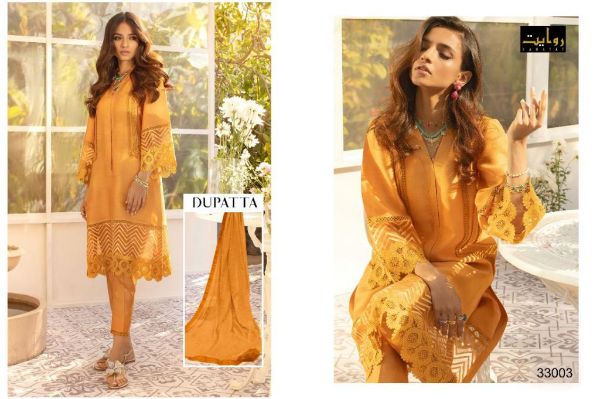 Rawayat Presnets  Alzohaib Vol 3 Designer Cotton Embroidery Pakistani Salwar Suits Catalog Pakistani Suits