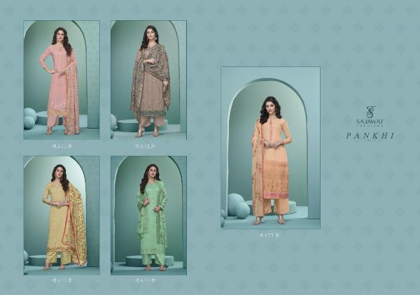 Sajawat Creation Presents Pankhi Vol-1 Wholesale Rate In Surat