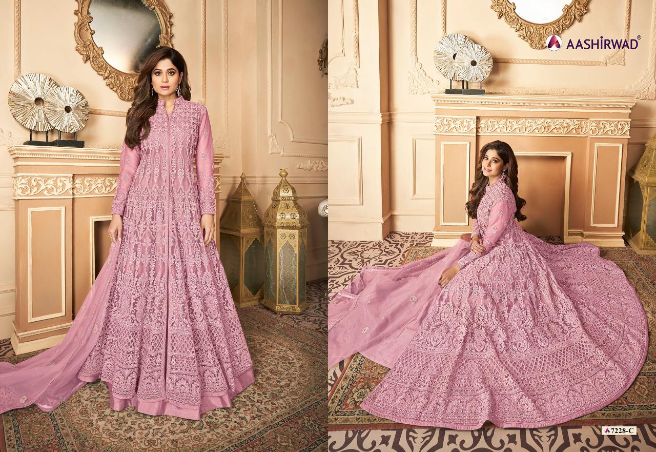 single gown naaz by AASHIRWAD CREATION 9779