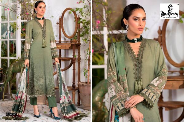 Majesty Presents Maria Vol-9 Pakistani Dress Wholesale Rate In Surat