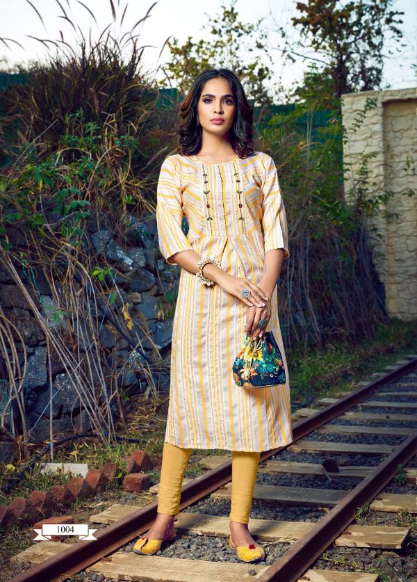 Riya Designer Presents Aroma Designer Kurti Wholesale Rate In Surat