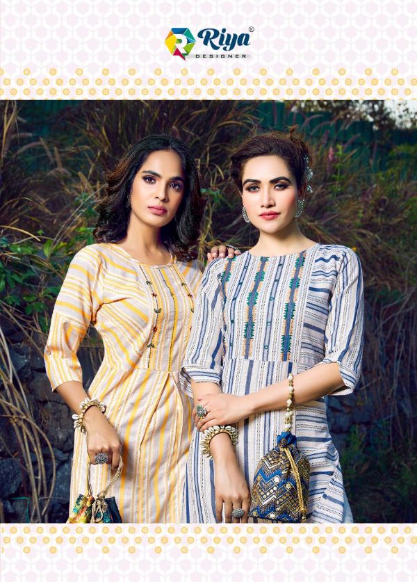 Riya Designer Presents Aroma Designer Kurti Wholesale Rate In Surat