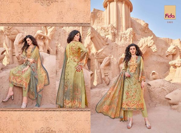 Fida Presents Nazma  Dress Material Wholesale Rate In Surat