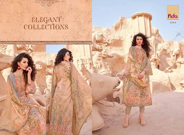 Fida Presents Nazma  Dress Material Wholesale Rate In Surat