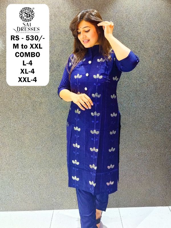 Sai Dresses Prensets Combo  Kurti Wholesale Rate In Surat