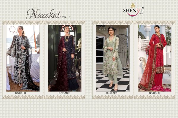 Rinaz Fashion Presents Nazakat Vol-1 Wholesale Rate In Surat