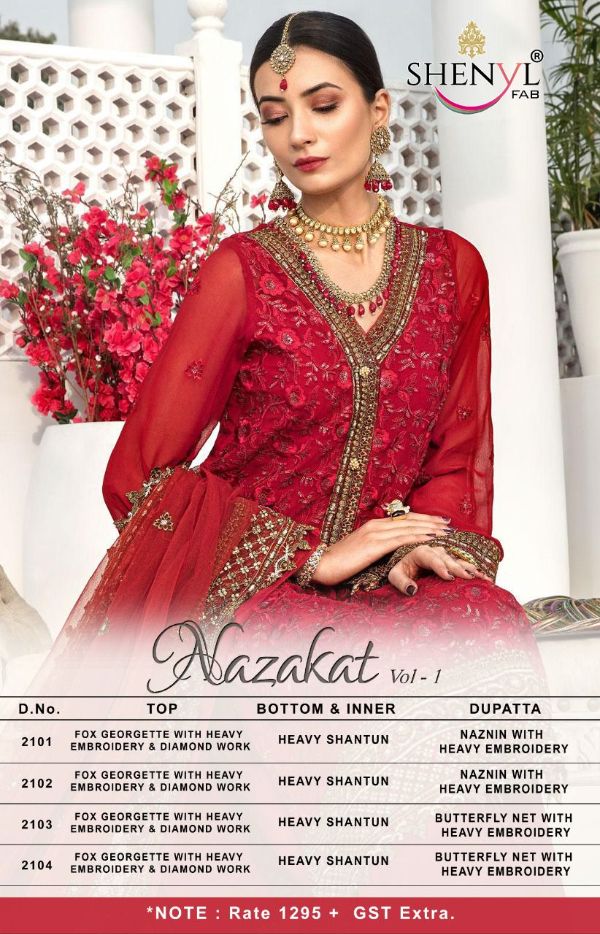 Rinaz Fashion Presents Nazakat Vol-1 Wholesale Rate In Surat
