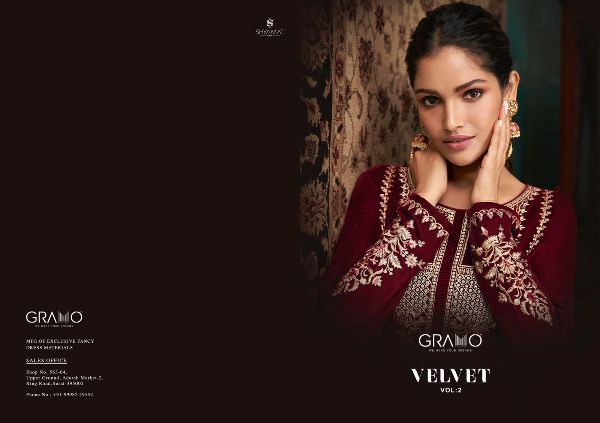 Gramo Presnets Velvet Vol-2 Suit Wholesale Rate In Surat