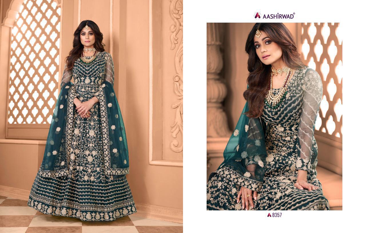 Aashirwad Creation Presants  Advika Eid Special Party Wear Suits At Wholesale Rate In Surat