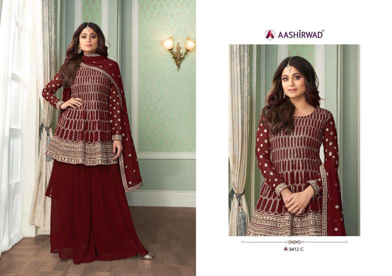 Aashirwad Presents Peplon  Salwar Kameez Wholesale Rate In Surat