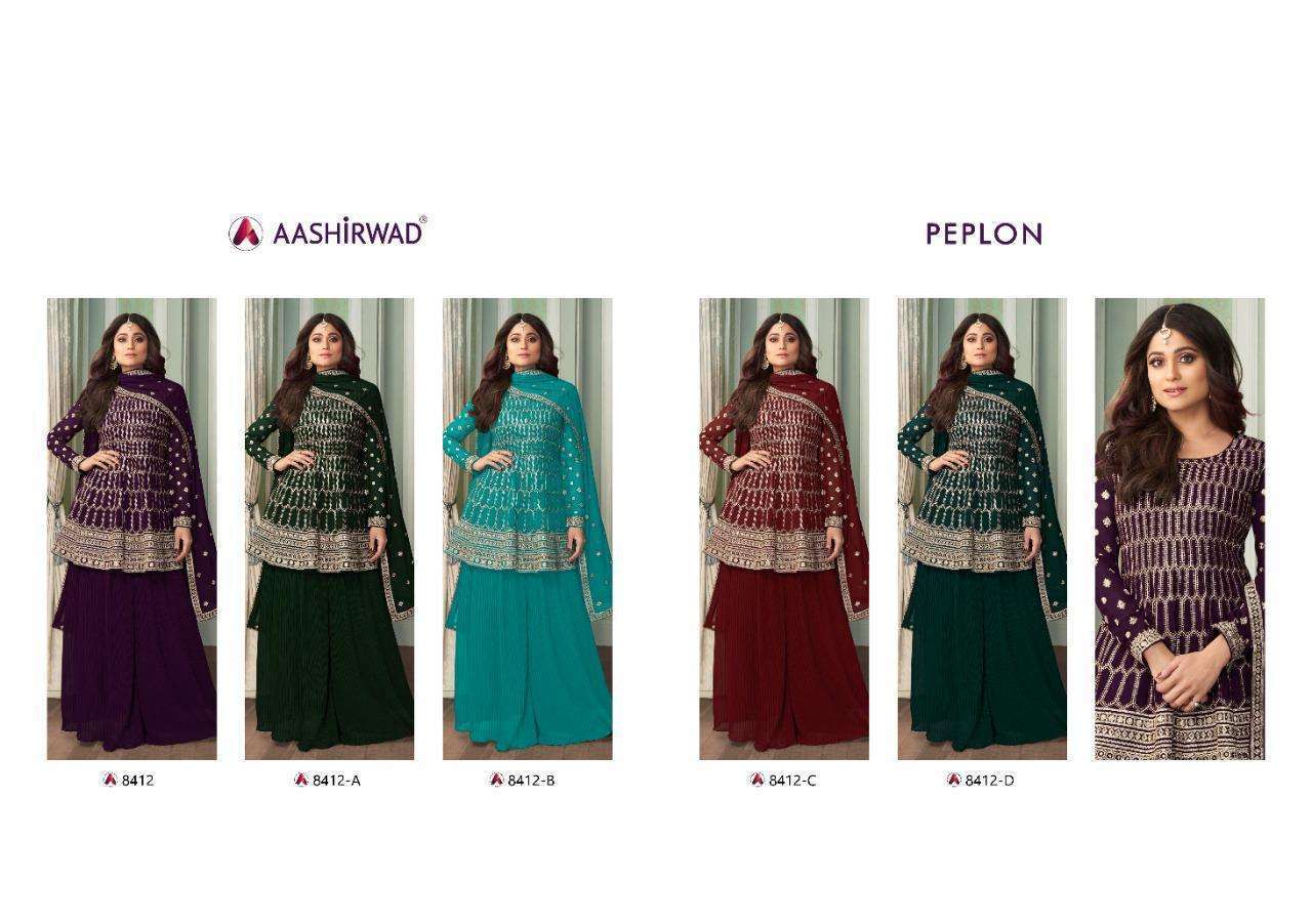 Aashirwad Presents Peplon  Salwar Kameez Wholesale Rate In Surat