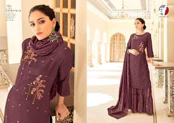 Anju Fab Presents   Ghoomar Silk Kurti With Garara And Dupatta Readymade Collection Wholsale Rate In Surat