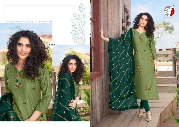 Anju Fab Presnets   Saavli Vol 2 Pure Viscose Kurti With Fancy Dupatta Wholesale Rate In Surat