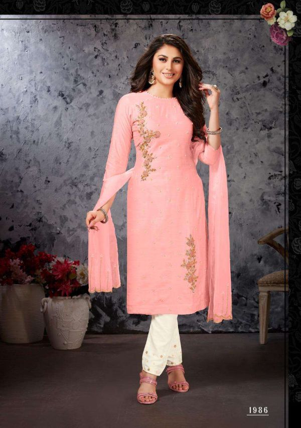 Anju Fab Presents  Shehnai Vol 1 Kurti With Exclusive Pant And Heavy Dupatta Set Wholesale Rate In Surat