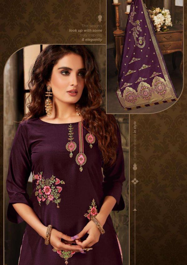 Anju Fab Presnets  Vivaah Readymade Kurti Skirt With Banarasi Dupatta Wholesale Rate In Surat