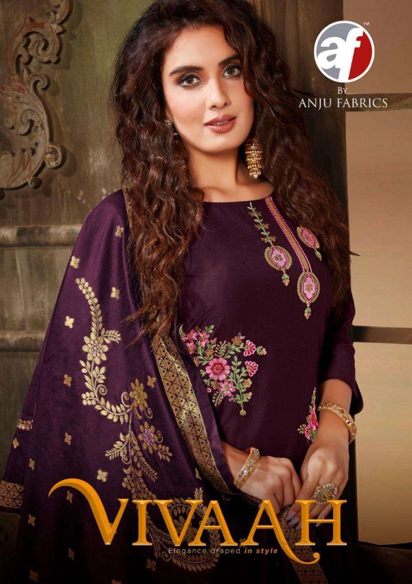 Anju Fab Presnets  Vivaah Readymade Kurti Skirt With Banarasi Dupatta Wholesale Rate In Surat
