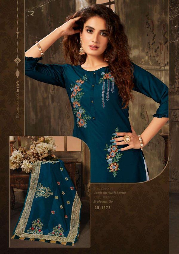 Anju Fab Presnets  Vivaah Readymade Kurti Skirt With Banarasi Dupatta Wholesale Rate In Surat